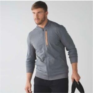 LULULEMON Six Pack Jacket Gray Size Medium PLEASE READ MEASUREMENTS
